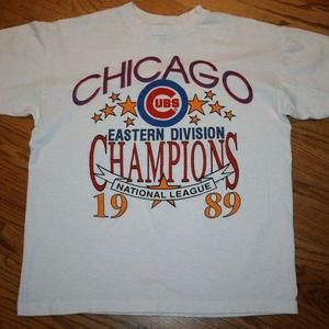 Chicago Cubs 1989 Eastern Division Champions Shirt